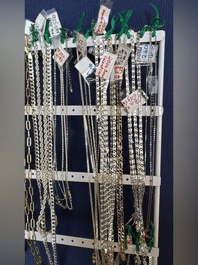 925 sterling stamped and acid tested chains and bracelets starting at 75$ each